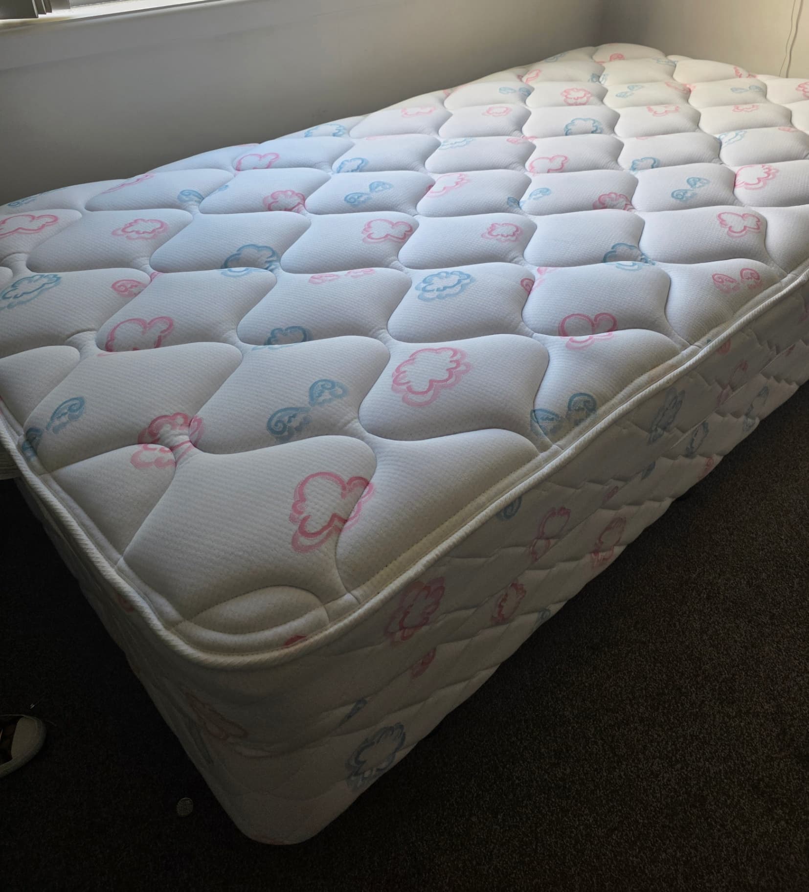 King Single Mattress + Base — photo 1